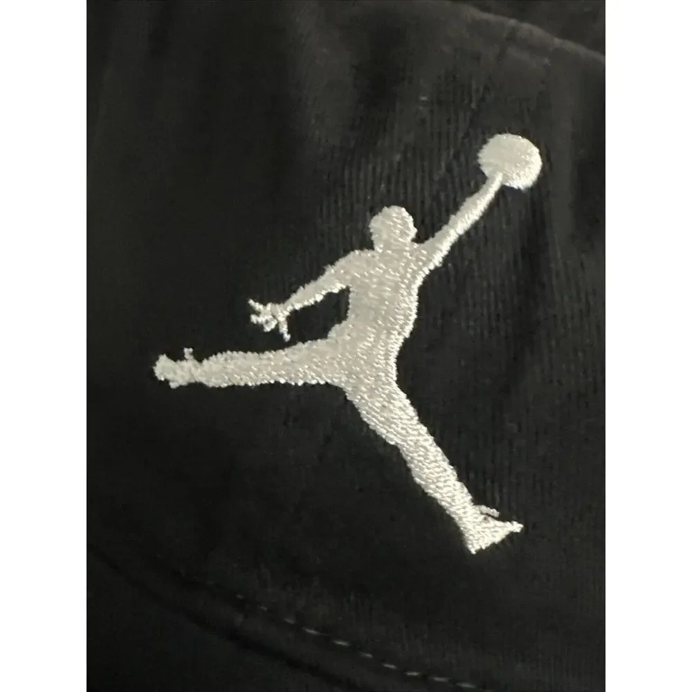 Air Jordan Boys Black Youth Ball Cap Hat Embroidered Kids